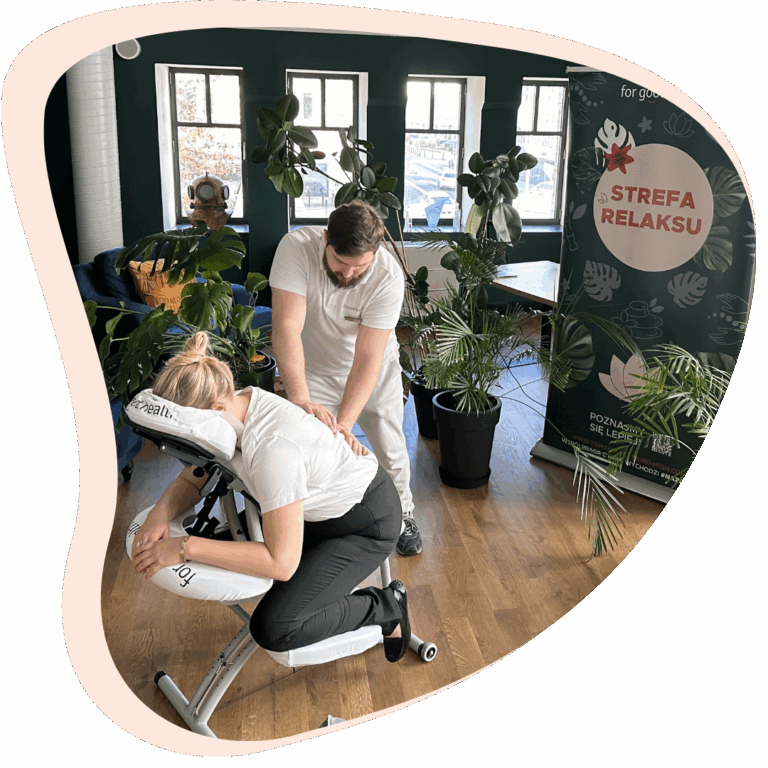 masaż biurowy w pracy