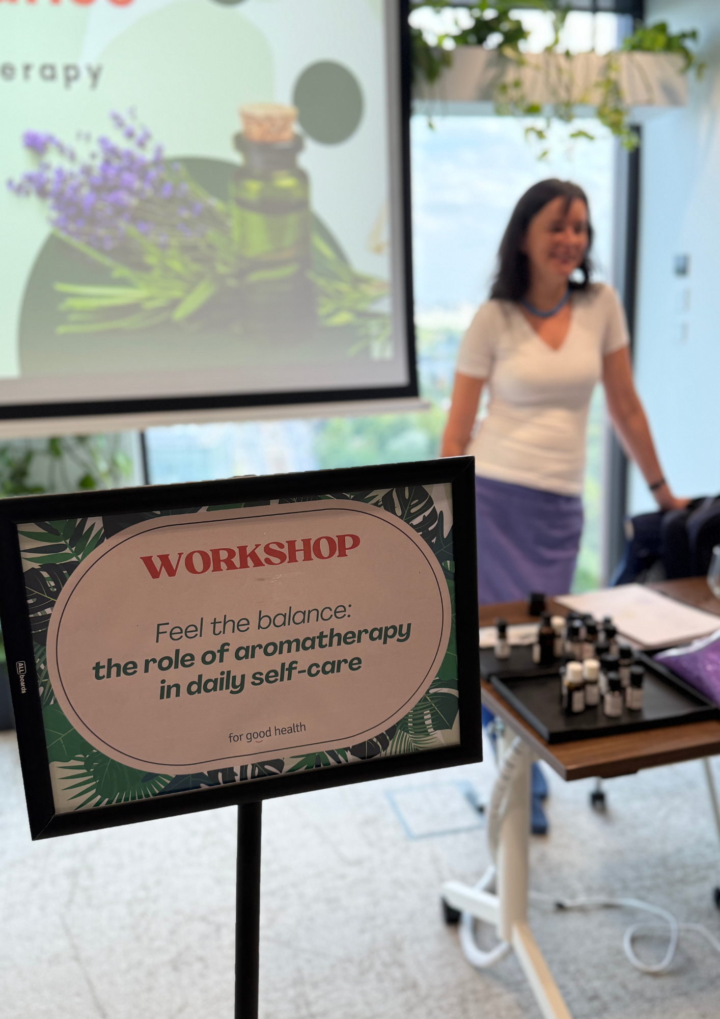 warsztaty z aromaterapii w biurze